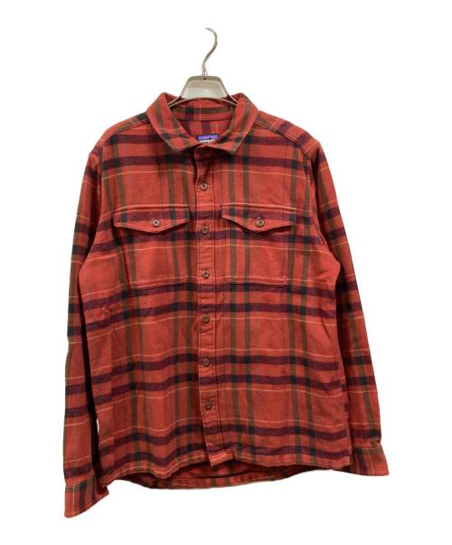 Patagonia（パタゴニア）Patagonia (パタゴニア) メンズ・フィヨルド・フランネル・シャツ レッド サイズ:Ｍの古着・服飾アイテム