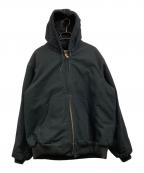 CarHarttカーハート）の古着「FIRM DUCK INSULATED FLANNEL-LINED ACTIVE JACKET」｜ブラック