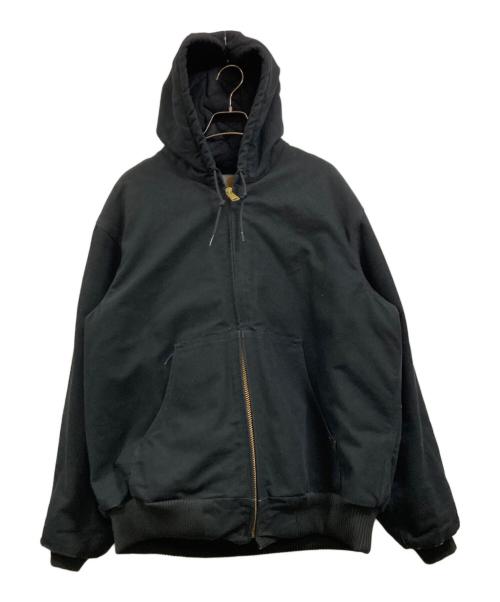 CarHartt（カーハート）CarHartt (カーハート) FIRM DUCK INSULATED FLANNEL-LINED ACTIVE JACKET ブラック サイズ:Lの古着・服飾アイテム