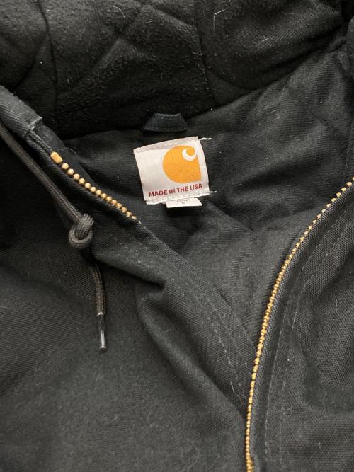 CarHartt（カーハート）CarHartt (カーハート) FIRM DUCK INSULATED FLANNEL-LINED ACTIVE JACKET ブラック サイズ:Lの古着・服飾アイテム