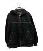 FTCエフティーシー）の古着「WASHED CANVAS HOODED JACKET」｜ブラック