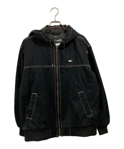FTC（エフティーシー）FTC (エフティーシー) WASHED CANVAS HOODED JACKET ブラック サイズ:Sの古着・服飾アイテム