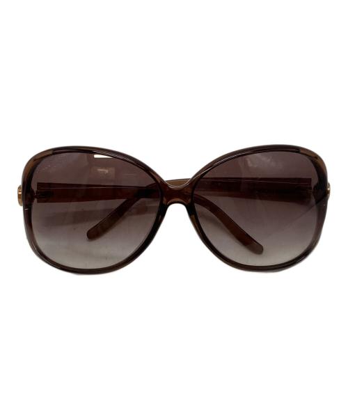 GUCCI（グッチ）GUCCI (グッチ) ラブリーハート サングラス ブラウン サイズ:62□13 120の古着・服飾アイテム