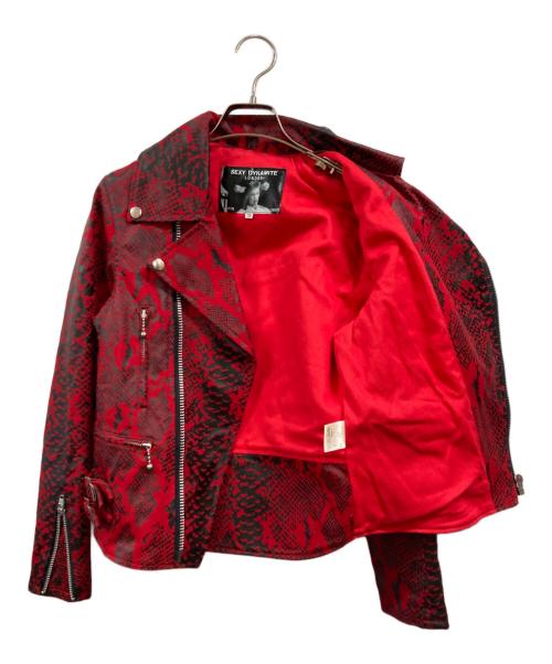 SEXY DYNAMITE LONDON（セクシーダイナマイトロンドン）SEXY DYNAMITE LONDON (セクシーダイナマイトロンドン) ジャケット レッド サイズ:32の古着・服飾アイテム