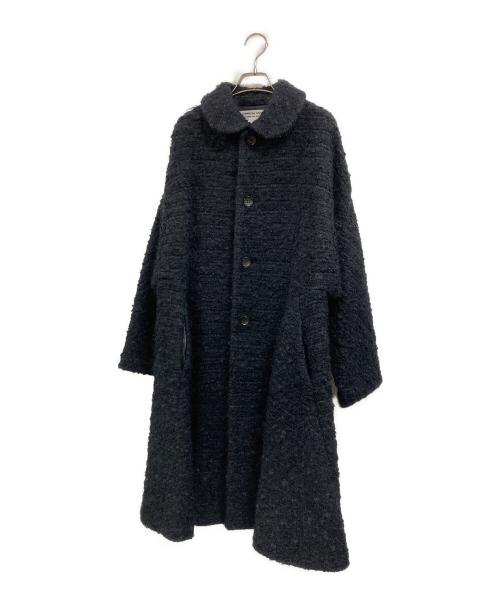 COMME des GARCONS COMME des GARCONS（コムデギャルソン コムデギャルソン）COMME des GARCONS COMME des GARCONS (コムデギャルソン コムデギャルソン) 丸襟ツイードコート ブラック サイズ:Mの古着・服飾アイテム