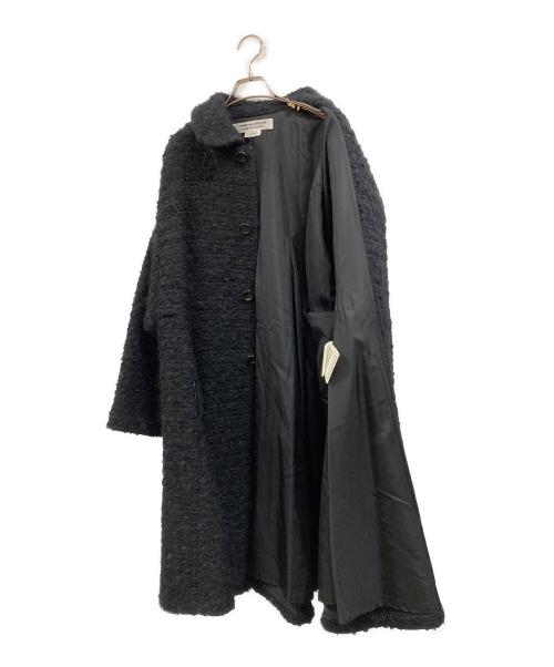 COMME des GARCONS COMME des GARCONS（コムデギャルソン コムデギャルソン）COMME des GARCONS COMME des GARCONS (コムデギャルソン コムデギャルソン) 丸襟ツイードコート ブラック サイズ:Mの古着・服飾アイテム