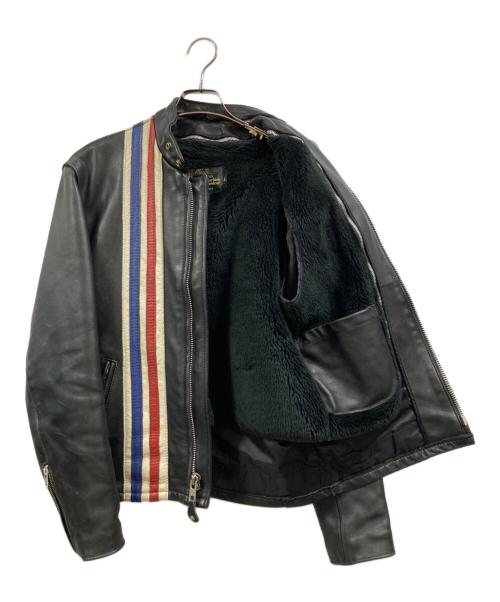 Schott（ショット）Schott (ショット) ライナー付きライダースジャケッ ブラック サイズ:36の古着・服飾アイテム