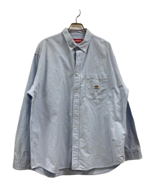 SUPREME（シュプリーム）Supreme (シュプリーム) Loose Fit Flannel Oxford Shirt インディゴ サイズ:Mの古着・服飾アイテム