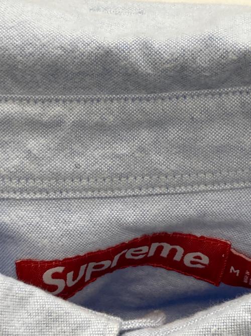 SUPREME（シュプリーム）Supreme (シュプリーム) Loose Fit Flannel Oxford Shirt インディゴ サイズ:Mの古着・服飾アイテム