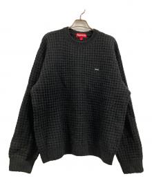 SUPREME（シュプリーム）の古着「Small Box Waffle Sweater」｜ブラック