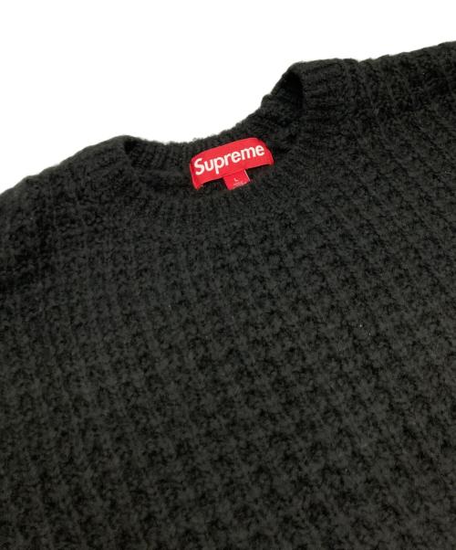 SUPREME（シュプリーム）Supreme (シュプリーム) Small Box Waffle Sweater ブラック サイズ:Lの古着・服飾アイテム