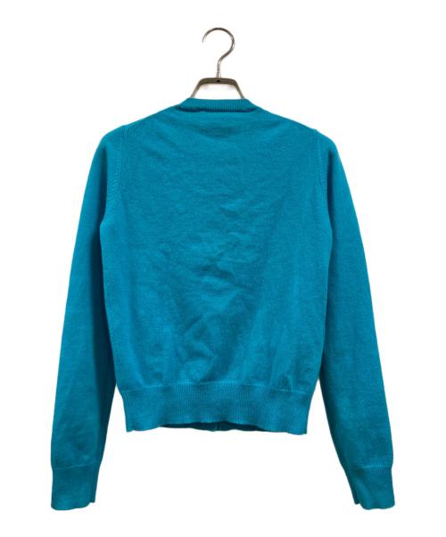 PRADA（プラダ）PRADA (プラダ) カシミヤニットカーディガン スカイブルー サイズ:36の古着・服飾アイテム