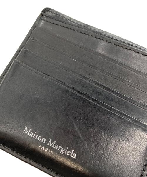 Maison Margiela（メゾンマルジェラ）Maison Margiela (メゾンマルジェラ) バイフォールドウォレット / カードホルダー ブラックの古着・服飾アイテム