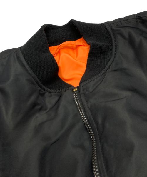 ALPHA（アルファ）ALPHA (アルファ) MA-1ジャケット ブラック サイズ:Lの古着・服飾アイテム