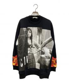 GIVENCHY（ジバンシィ）の古着「プリントスウェット」｜ブラック