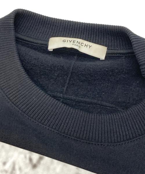 GIVENCHY（ジバンシィ）GIVENCHY (ジバンシィ) プリントスウェット ブラック サイズ:XSの古着・服飾アイテム