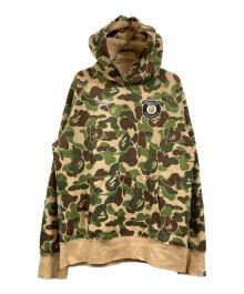 A BATHING APE×PUMA（アベイシングエイプ×プーマ）の古着「ABCカモBAPEフーディ」｜グリーン