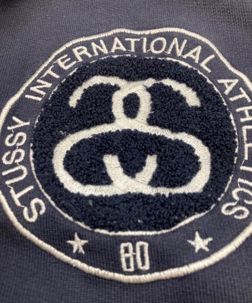stussy（ステューシー）stussy (ステューシー) スタジャン ネイビー サイズ:Ⅼの古着・服飾アイテム