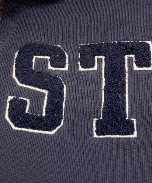 stussy（ステューシー）stussy (ステューシー) スタジャン ネイビー サイズ:Ⅼの古着・服飾アイテム