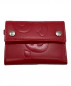 SUPREMEシュプリーム）の古着「25FWLeather Chain Wallet」｜レッド