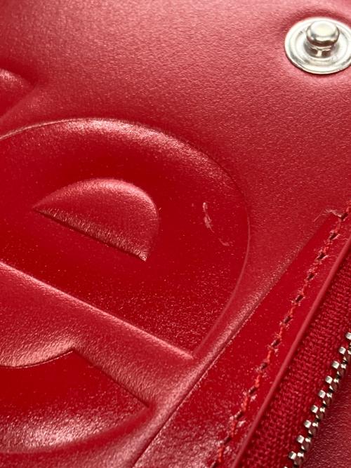 SUPREME（シュプリーム）SUPREME (シュプリーム) 25FWLeather Chain Wallet レッドの古着・服飾アイテム