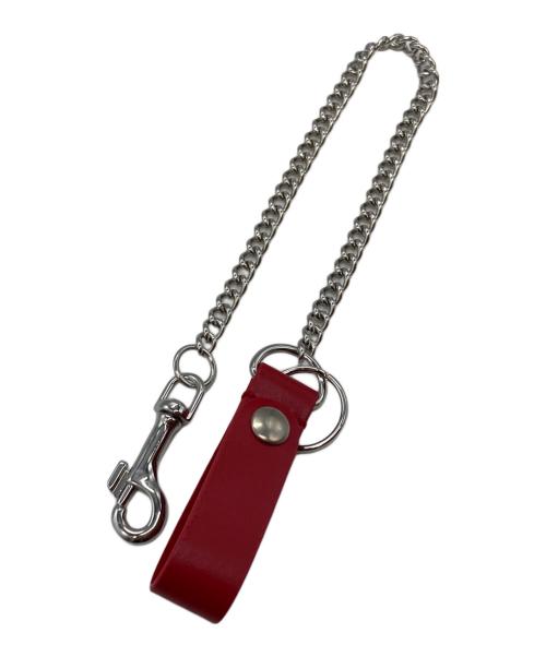 SUPREME（シュプリーム）SUPREME (シュプリーム) 25FWLeather Chain Wallet レッドの古着・服飾アイテム