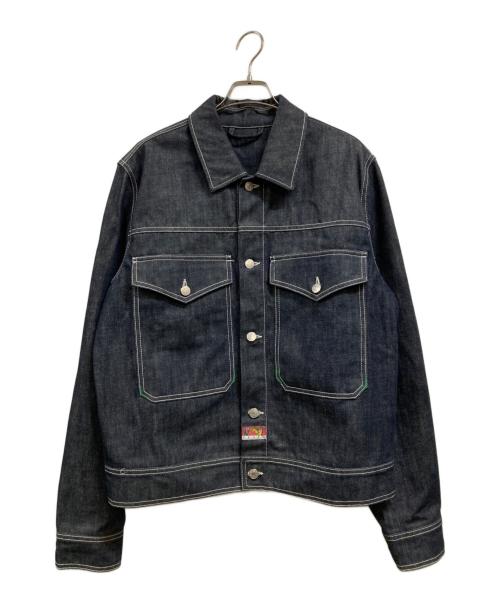 KENZO（ケンゾー）KENZO (ケンゾー) Bamboo Tiger Denim Jacket インディゴ サイズ:Ⅼの古着・服飾アイテム