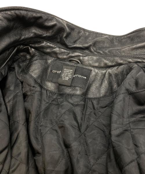 CROFT&BARROW（クロフトアンドバロー）CROFT&BARROW (クロフトアンドバロー) レザージャケット ブラック サイズ:XLTの古着・服飾アイテム