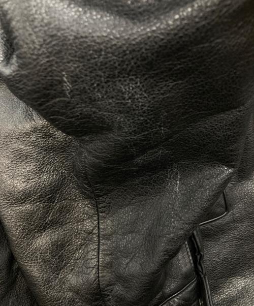 CROFT&BARROW（クロフトアンドバロー）CROFT&BARROW (クロフトアンドバロー) レザージャケット ブラック サイズ:XLTの古着・服飾アイテム