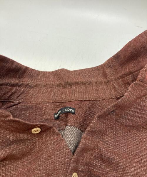 FRANK LEDER（フランクリーダー）FRANK LEDER (フランクリーダー) コットンウールシャツ ブラウン サイズ:sの古着・服飾アイテム