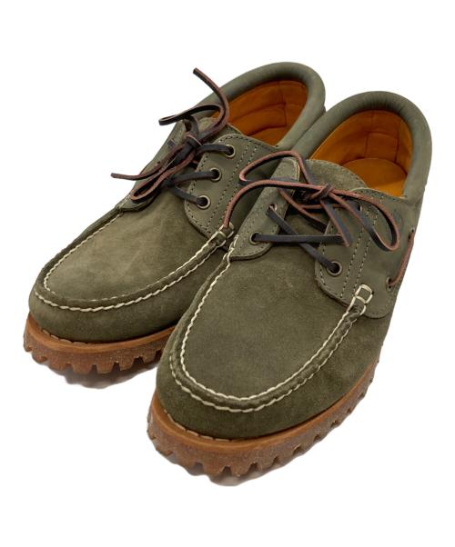 Timberland（ティンバーランド）Timberland (ティンバーランド) AUTHENTICS 3EYE CLASSIC LUG DARK GREEN SUEDE オリーブ サイズ:26.5の古着・服飾アイテム