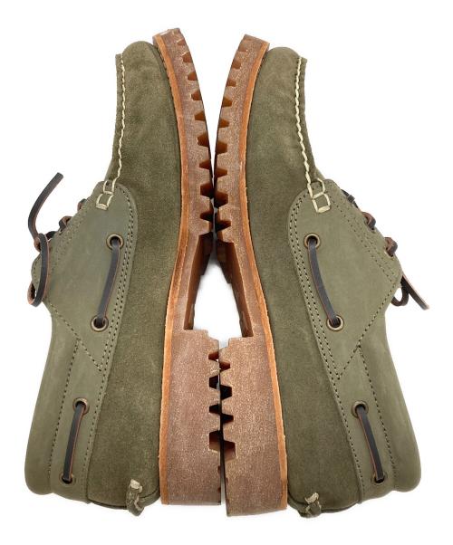 Timberland（ティンバーランド）Timberland (ティンバーランド) AUTHENTICS 3EYE CLASSIC LUG DARK GREEN SUEDE オリーブ サイズ:26.5の古着・服飾アイテム