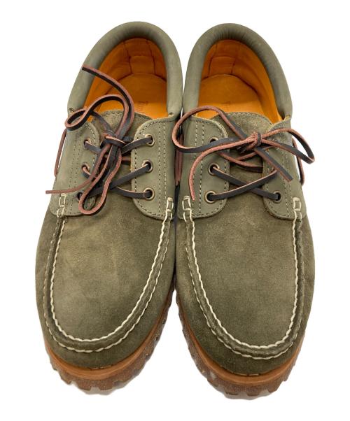 Timberland（ティンバーランド）Timberland (ティンバーランド) AUTHENTICS 3EYE CLASSIC LUG DARK GREEN SUEDE オリーブ サイズ:26.5の古着・服飾アイテム
