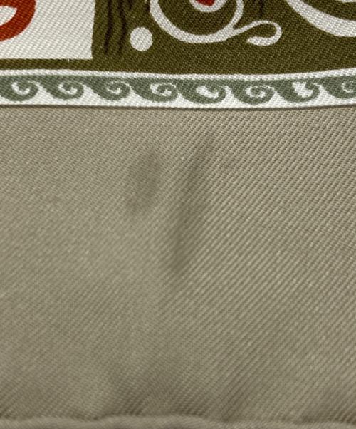 HERMES（エルメス）HERMES (エルメス) シルクスカーフ グリーンの古着・服飾アイテム