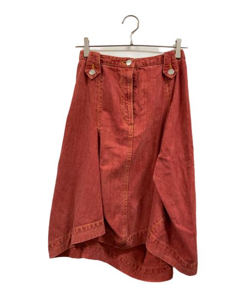 Vivienne Westwood RED LABEL（ヴィヴィアンウエストウッドレッドレーベル）Vivienne Westwood RED LABEL (ヴィヴィアンウエストウッドレッドレーベル) デニムスカート レッド サイズ:3の古着・服飾アイテム
