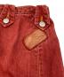 中古・古着 Vivienne Westwood RED LABEL (ヴィヴィアンウエストウッドレッドレーベル) デニムスカート レッド サイズ:3：14000円