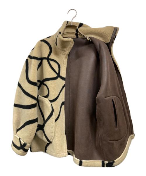 Ameri（アメリ）Ameri (アメリ) 2WAY REVERSIBLE BOA JACKET ベージュ サイズ:Freeの古着・服飾アイテム