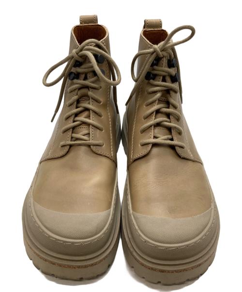 BIRKENSTOCK（ビルケンシュトック）BIRKENSTOCK (ビルケンシュトック) プレスコットレースアップブーツ ベージュ サイズ:39の古着・服飾アイテム