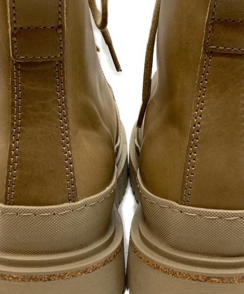 BIRKENSTOCK（ビルケンシュトック）BIRKENSTOCK (ビルケンシュトック) プレスコットレースアップブーツ ベージュ サイズ:39の古着・服飾アイテム