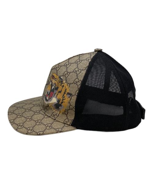 GUCCI（グッチ）GUCCI (グッチ) キャップ ベージュ サイズ:Mの古着・服飾アイテム