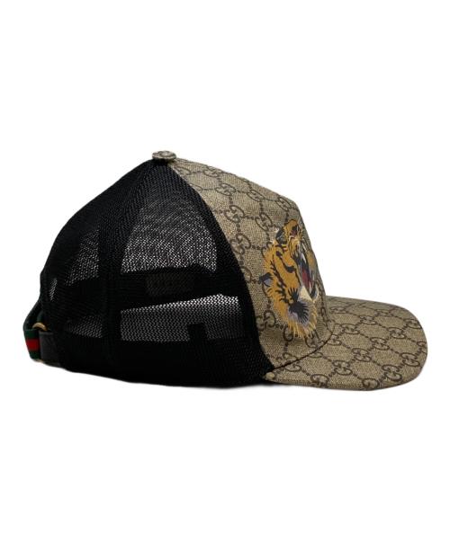 GUCCI（グッチ）GUCCI (グッチ) キャップ ベージュ サイズ:Mの古着・服飾アイテム