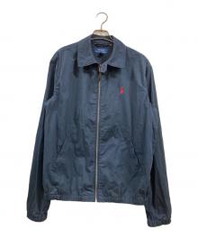 POLO RALPH LAUREN（ポロ・ラルフローレン）の古着「スイングトップ」｜ネイビー
