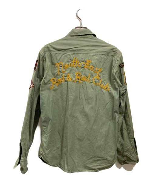 POLO COUNTRY（ポロカントリー）POLO COUNTRY (ポロカントリー) ミリタリーシャツ グリーン サイズ:sの古着・服飾アイテム