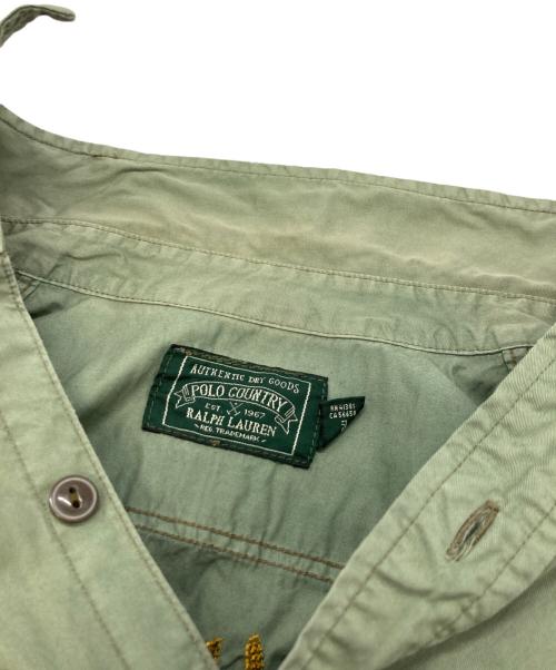 POLO COUNTRY（ポロカントリー）POLO COUNTRY (ポロカントリー) ミリタリーシャツ グリーン サイズ:sの古着・服飾アイテム
