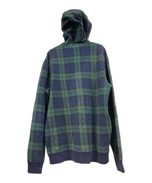 POLO RALPH LAUREN（ポロ・ラルフローレン）POLO RALPH LAUREN (ポロ・ラルフローレン) ブラックウォッチチェックフーディ グリーン サイズ:Mの古着・服飾アイテム