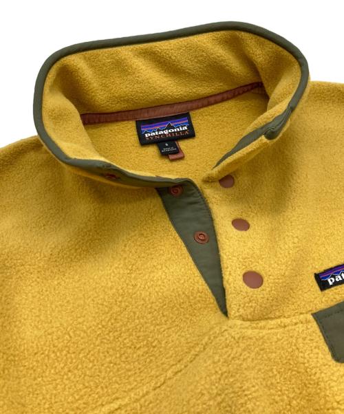 Patagonia（パタゴニア）Patagonia (パタゴニア) ライトウェイト・シンチラ・スナップT・プルオーバー イエロー サイズ:Sの古着・服飾アイテム