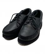 Timberlandティンバーランド）の古着「3-EYE LUG HANDSEWN BOAT SHOE」｜ブラック