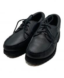 Timberland（ティンバーランド）の古着「3-EYE LUG HANDSEWN BOAT SHOE」｜ブラック