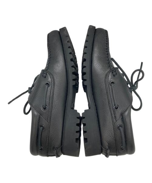 Timberland（ティンバーランド）Timberland (ティンバーランド) 3-EYE LUG HANDSEWN BOAT SHOE ブラック サイズ:25の古着・服飾アイテム