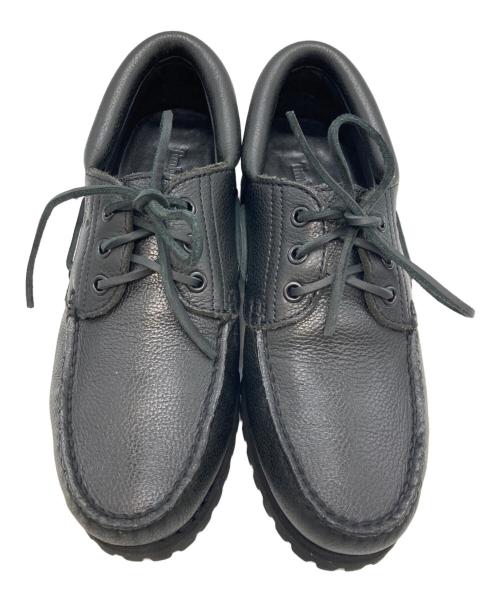 Timberland（ティンバーランド）Timberland (ティンバーランド) 3-EYE LUG HANDSEWN BOAT SHOE ブラック サイズ:25の古着・服飾アイテム